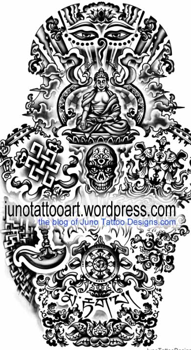 tumblr neptune themes TIBETAN BUDDHIST tattoo & TATTOOS Meaning designer