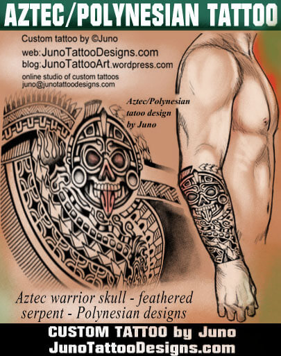 Inca Peruvian Aztec Taino Tattoos Made To Order 100 Online