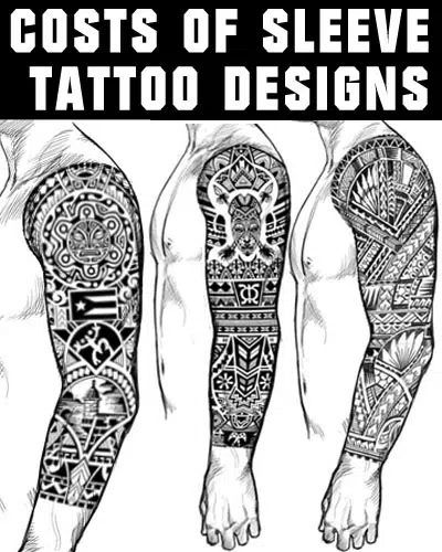 sleeve tattoo design costs