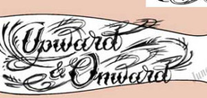 upward onward text tattoo forearm by juno tattoo designs