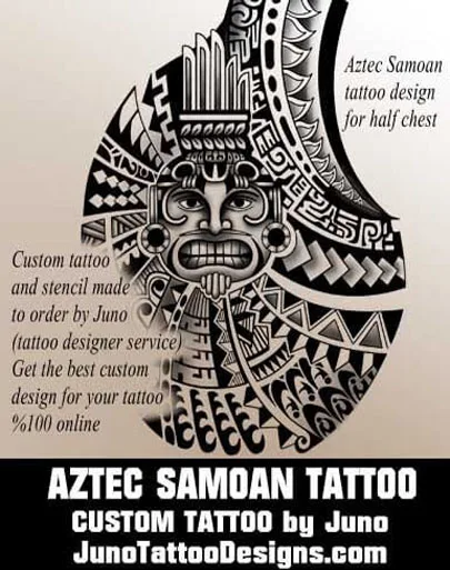 aztec polynesian tattoo