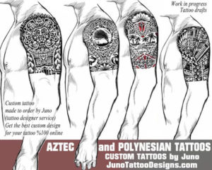 aztec tattoo, tribal tattoo, polynesian tattoo, samoan tattoo, tattoo templates, tattoo ideas, juno tattoo designs