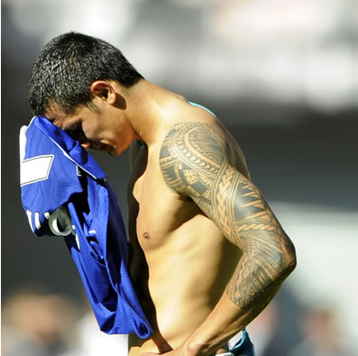 Tim Cahill tattoo