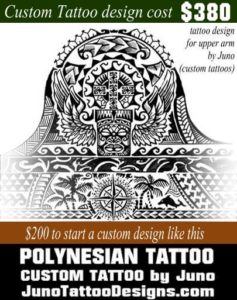 polynesian tattoo, tiki tattoo, compass tattoo, juno tattoo designs