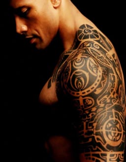 The Rock Tattoo Template Tattoo Wizards  Tattoo templates Rock tattoo  Chest tattoo template