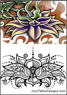 lotus flower tattoo