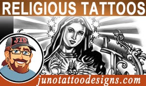 religious tattoo - juno tattoo designs