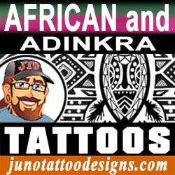 african adinkra tattoos created online by Juno tattoo designer
