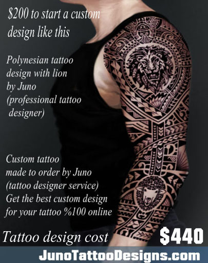 Polynesian Aztec Tribal Full Arm Get Your Custom Tattoo Online