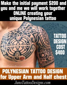 how much does a polynesian tattoo design cost?