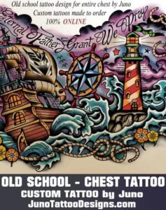 old school tattoo, ship tattoo, juno tattoo designs