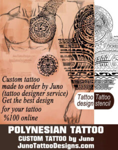 polynesian tattoo, custom tattoo, samoan tattoo, tattoo stencil, junotattoodesigns
