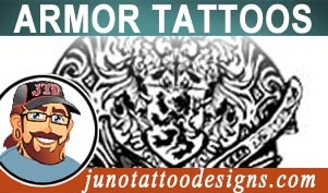 armor tattoos