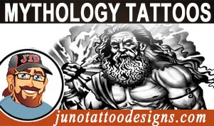 Greek Mythology tattoo made to order by Juno, tattoo designer online