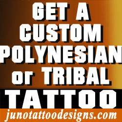 get a custom polynesian or tribal tattoo
