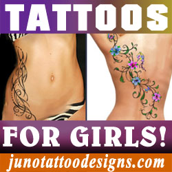 Tattoos for girls by Juno tattoo designer