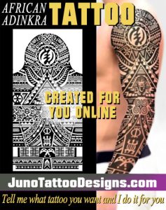 african tattoo, adinkra symbols, adinkra tattoo, male tattoo tribal, junotattoodesigns.com