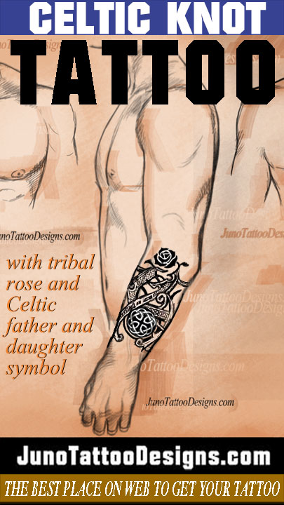 Father and daughter celtic knot tattoo - THE BEST PLACE ON WEB TO CREATE YOUR CUSTOM TATTOO
