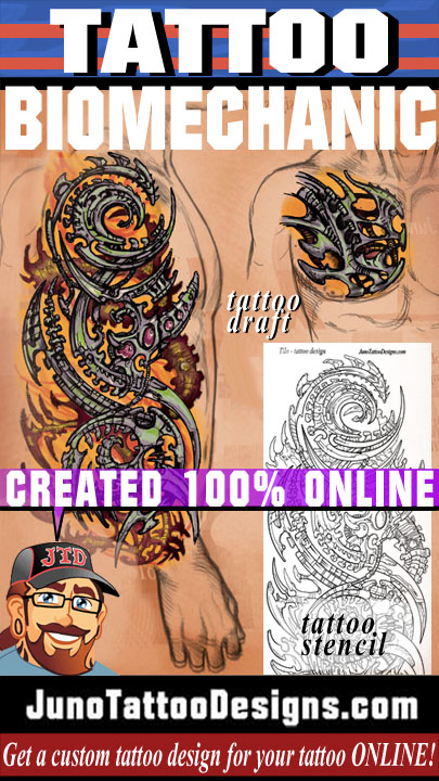 AI Art Generator: Tribal tattoo design, 90s tribal