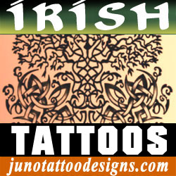irish claddagh tattoo template on sale