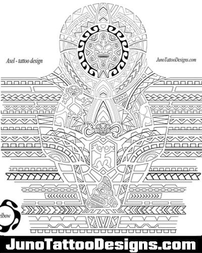 taino tattoo stencil