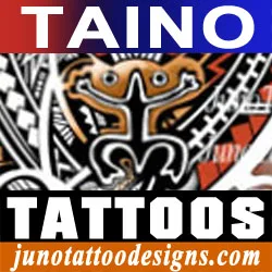 link to the custom Taino Boricua tattoo designs gallery