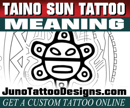 Taino sun tattoo meaning