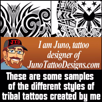 tribal tattoo styles samples by juno tattoo creator