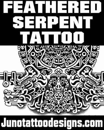 feathered serpent tattoo