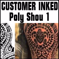 polynesian shoulder tattoo flash