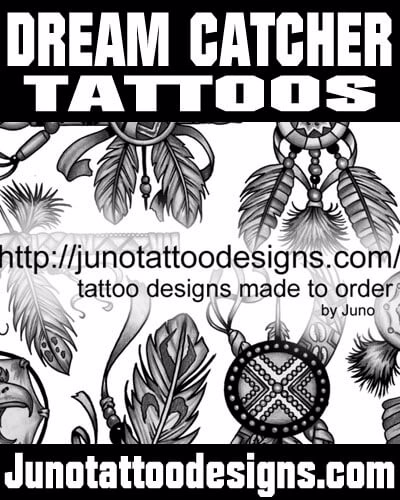 dream catcher tattoos