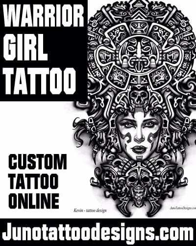 jaguar warrior girl tattoo