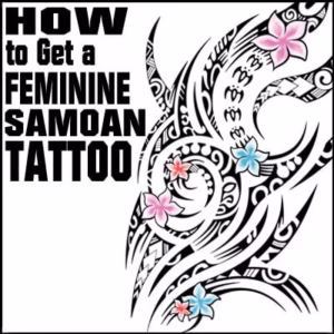 Feminine polynesian tattoo