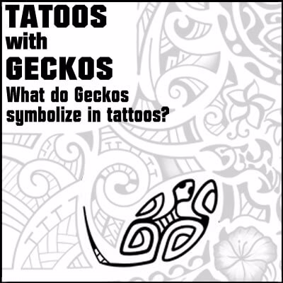What do Geckos symbolize in tattoos