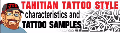 tahitian tattoo style characteristics and design samples