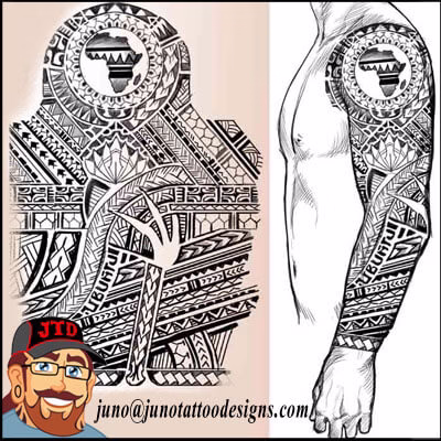 polynesian tattoo for male sleeve with african map polynesian tattoo for male sleeve with african map