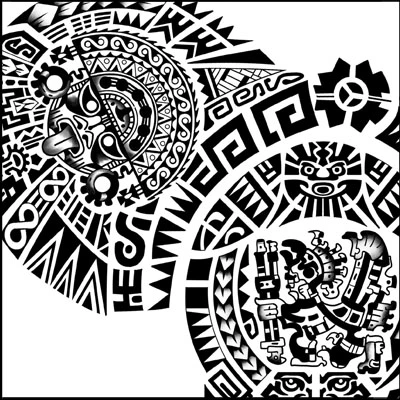 inca tattoo detail