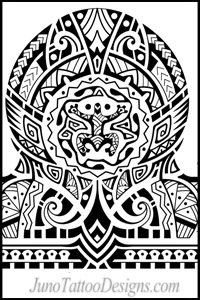taino shoulder tattoo