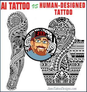 ai tattoo versus human tattoo creator