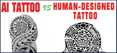Ai tattoo design versus human-designed tattoo design