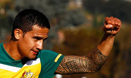 Tim Cahill tattoos