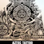 Aztec calendar tattoo created by juno tattoo artist
