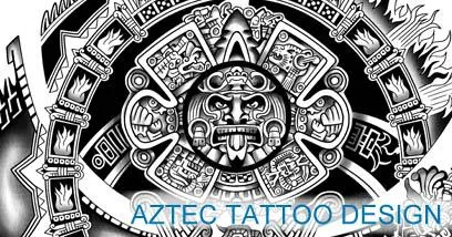 aztec calendar tattoo