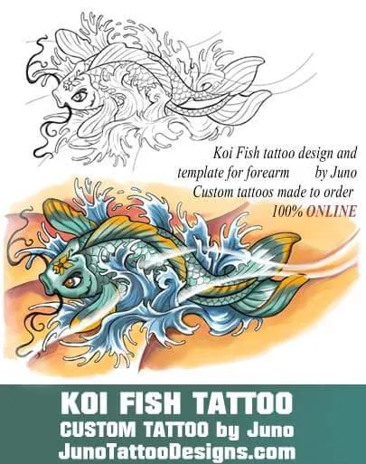 koi fish tattoo