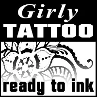 girly tattoo with flower in henna style onsale