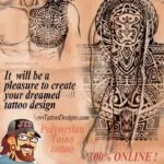 Taino Polynesian tattoo