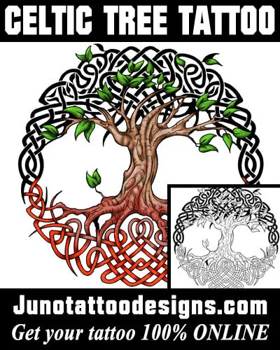 celtic tree tattoo