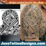 Samoan Polynesian tattoo by Juno tattoo designer