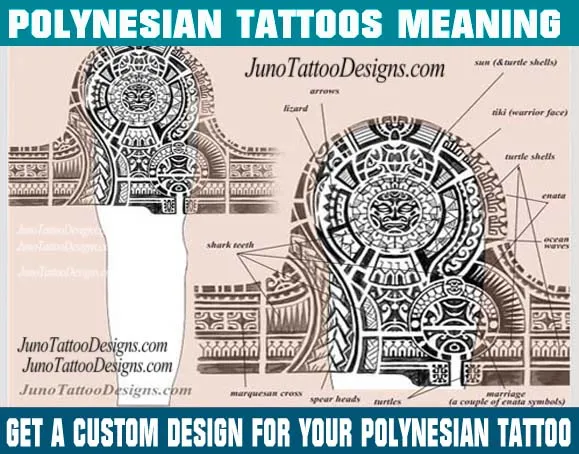 polynesian tattoo symbols meaning, tattoo symbols, samoan tattoos meaning, JunoTattooDesigns.com
