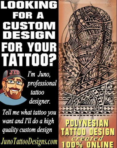 Samoan polynesian tattoo